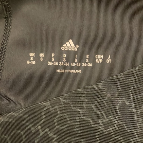 Adidas Climate Black Leggings, Small, work out pants, yoga, soft, sleek Womens - Picture 4 of 5